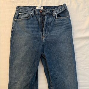 Agolde Women's Blue Straight Leg Jeans